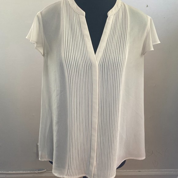 Forever 21 Black Sheer Blouse Cuffed main image 1